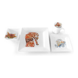 Seahorse Collection 4 piece place setting - Products