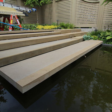Cut Pioneer Patio, Steps and Walkway