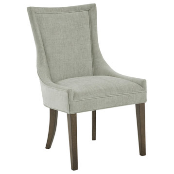 Madison Park Signature Ultra All-Over Welting Dining Chair, Light Green