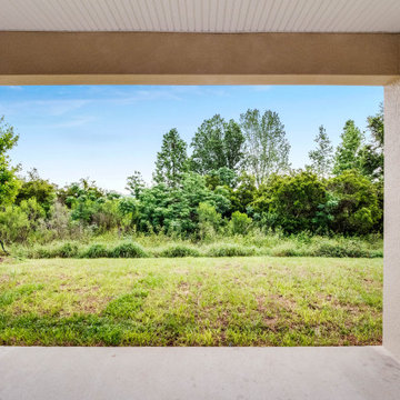 Back Porch with view of conservation area