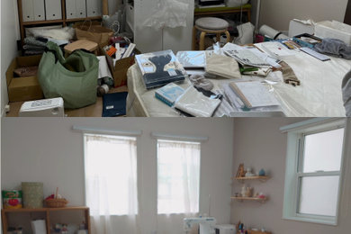 他の地域にあるおしゃれなホームオフィス・書斎の写真