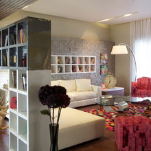 Ingenious Ways in Which Book Racks Can Divide a Space