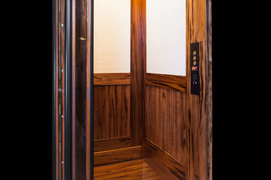 Home Elevator with Tambour Gate