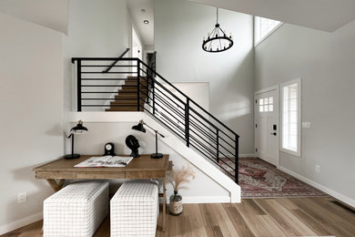 Example of a classic staircase design in Seattle