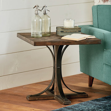 Magnolia Home - Iron Trestle End Table