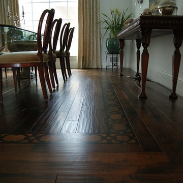 Hand Scraped Walnut Floor