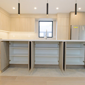 Kitchen Island Cabinets with Open Shelving Compartments | Scarborough