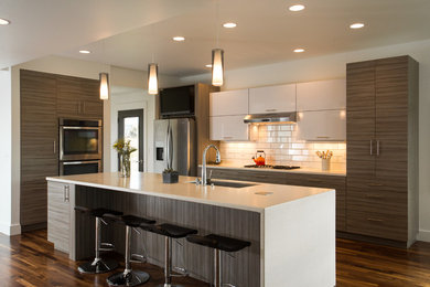 Mid-sized transitional kitchen photo in Other