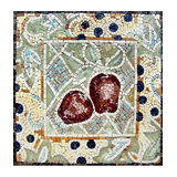 Mosaic Patterns, Red Apples, 31"x31"