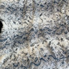 Navy Snowy Owl Faux Fur Luxury Throw Blanket, Throw 36Wx60L