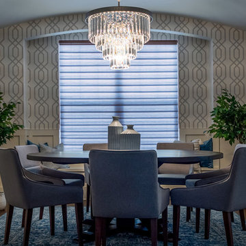 Elmhurst Vignette Modern Roman Shades