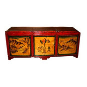 Consigned Red Top TV Sideboard