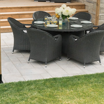 Westmount 60x60x30 round dining set - Brad's house