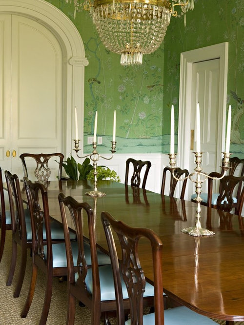 Blue And Green Dining Room | Houzz