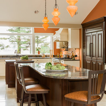 Country Kitchen & Living Area