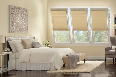 Bedroom - contemporary bedroom idea in Denver