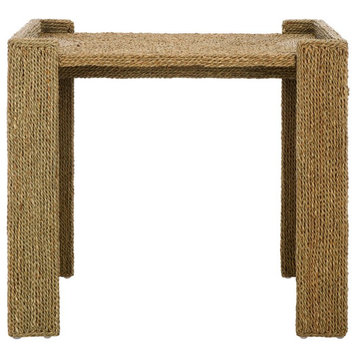 Safavieh Couture Wynima Sea Grass Accent Table, Natural