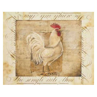 Tuscany Rooster Wall Plaque