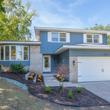 Sherwin Williams Slate Tile Blue House Exterior