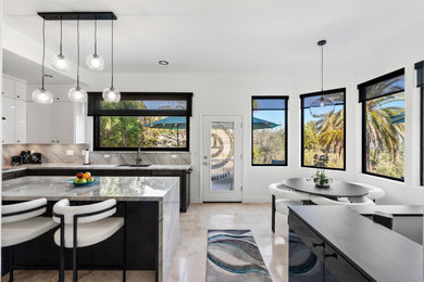 Example of a trendy home design design in San Diego