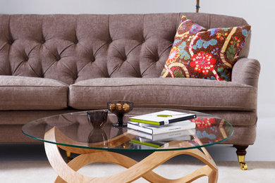 Danish living room photo in Gothenburg