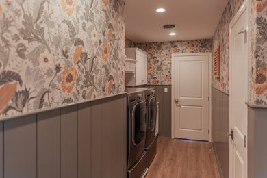 Inspiration for a laundry room remodel in Other