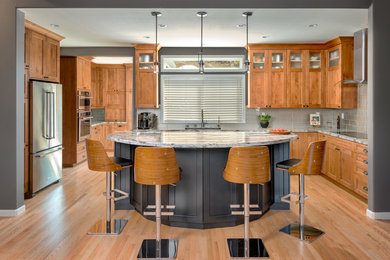 Inspiration for a contemporary kitchen remodel in San Francisco