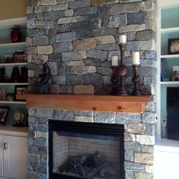 Natural Thin Stone Veneer Fireplace - Products
