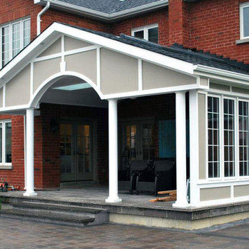Rear protected outdoor space