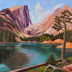 Dream Lake Rocky Mountain National Park - Paintings