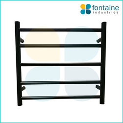Seine Heated Towel Rail Ladder Black - Products