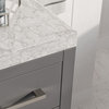 Arcadia Bath Vanity, Sapphire Gray, 48", Brushed Nickel Hardware, Single Sink, Freestanding