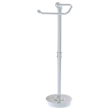 Pipeline Free Standing Euro Style Toilet Tissue Stand, Polished Chrome