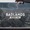 "Badlands National Park, South Dakota, Rubber Stamp" Print, 12"x18"