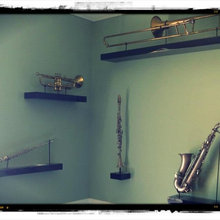 Floating shelves Music Project