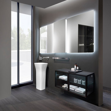 Simple Contemporary Bathrooms