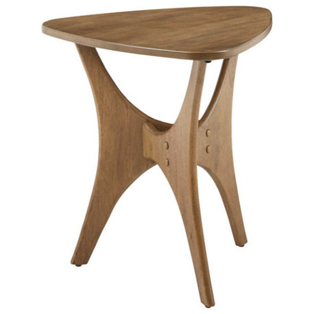INK+IVY Blaze Mid-Century Triangle Wood Side Table End Table