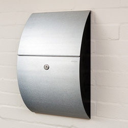 The MEFA Journal Mailbox - Black with Stainless Steel front - Products