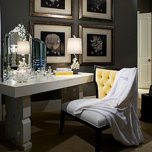 My Bedroom - Modern Glam - Jewel Tone - Peacock