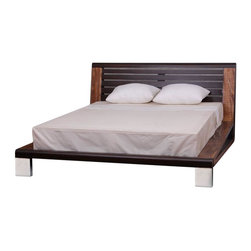 Contemporary Reclaimed Wood Platform Bed - Products