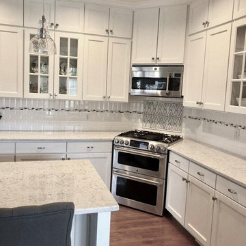 West Nashville Italian Waves Quartz Kitchen