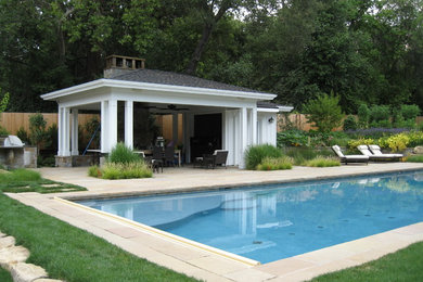 Pool - rustic pool idea in San Francisco