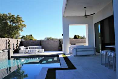 Photo of a contemporary pool in Phoenix.