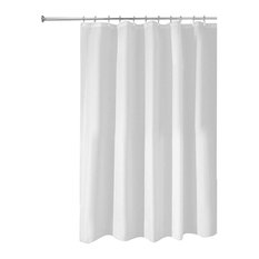 InterDesign Mildew-Free Water-Repellent Fabric Shower Curtain/Liner