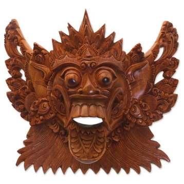 Novica Royal Demon Wood Mask