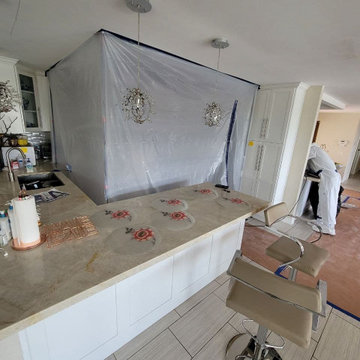 Water Damage Restoration - Kitchen