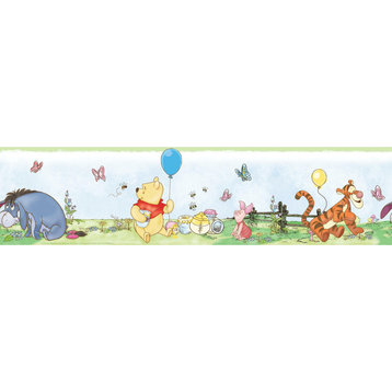 Disney Winnie The Pooh Toddler Peel and Stick Wallpaper Border
