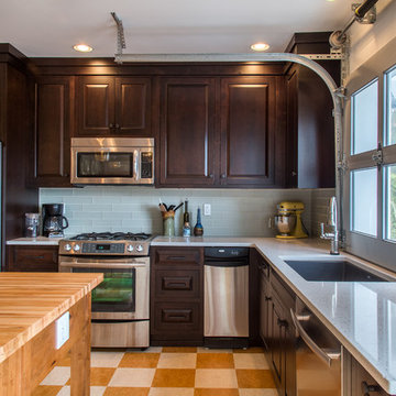 Clean Contemporary Kitchen with Over-the-Top Function