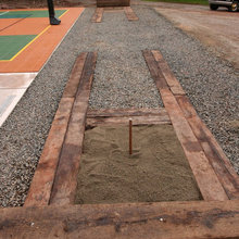 horse shoe pits, fire pits