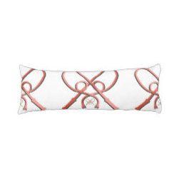 Pink Horse Crop Body Pillow - Decorative Pillows